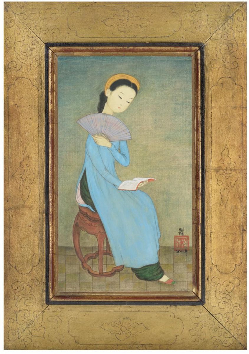 MAI TRUNG THỨ “TUNIQUE BLEUE”: LẶNG THẦM VẺ ĐẸP MỘT THỜI