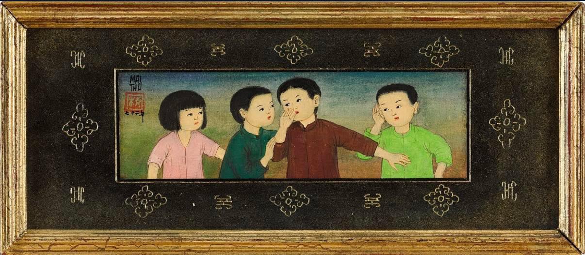 MAI TRUNG THỨ – “JEUNES ENFANTS CHUCHOTANT” 1972
