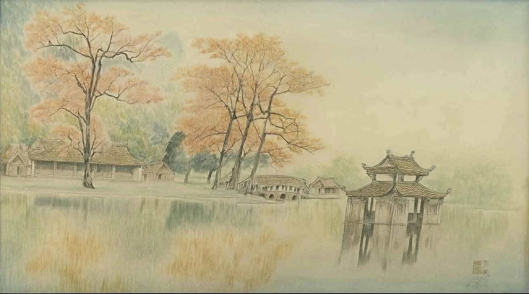 TRẦN DUY – “CHÙA THẦY”, “CHÙA LÁNG” VÀ “TRÚC VÀ TRĂNG ĐÊM”: BA KHÚC TĨNH LẶNG TRÊN LỤA