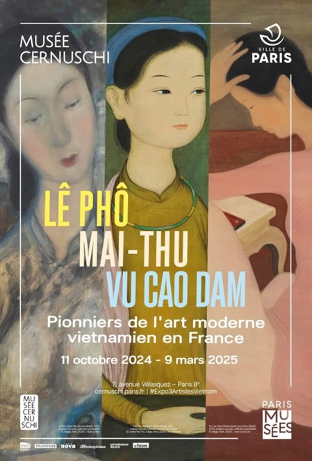 TRIỂN LÃM LÊ PHỔ, MAI THỨ, VŨ CAO ĐÀM: “NHỮNG NGƯỜI TIÊN PHONG CỦA NGHỆ THUẬT HIỆN ĐẠI VIỆT NAM TẠI PHÁP”