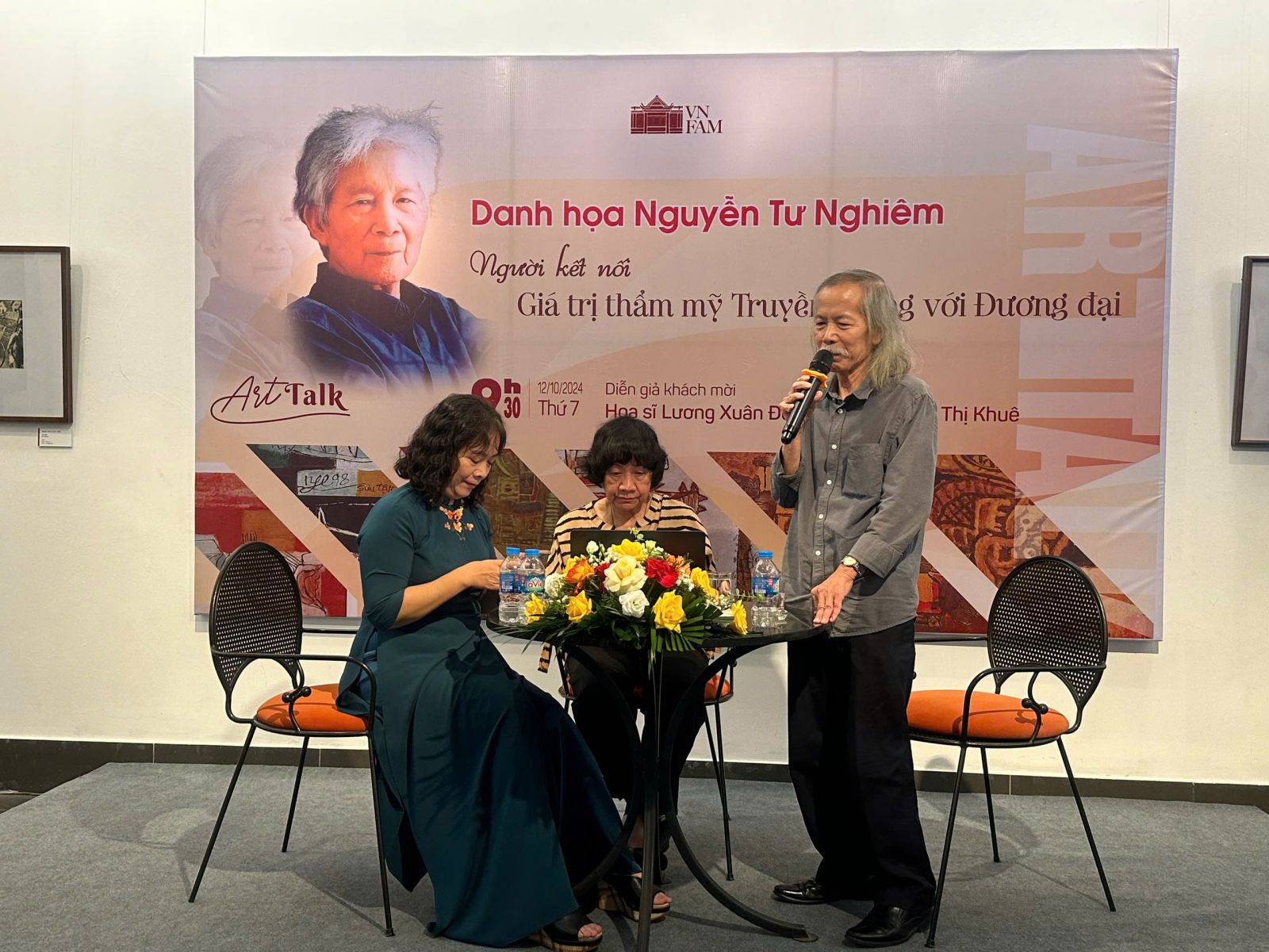 “Art Talk” – Danh họa Nguyễn Tư Nghiêm