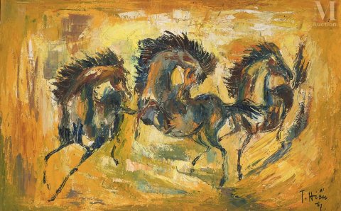 Trois chevaux ( Ba con ngựa ) 